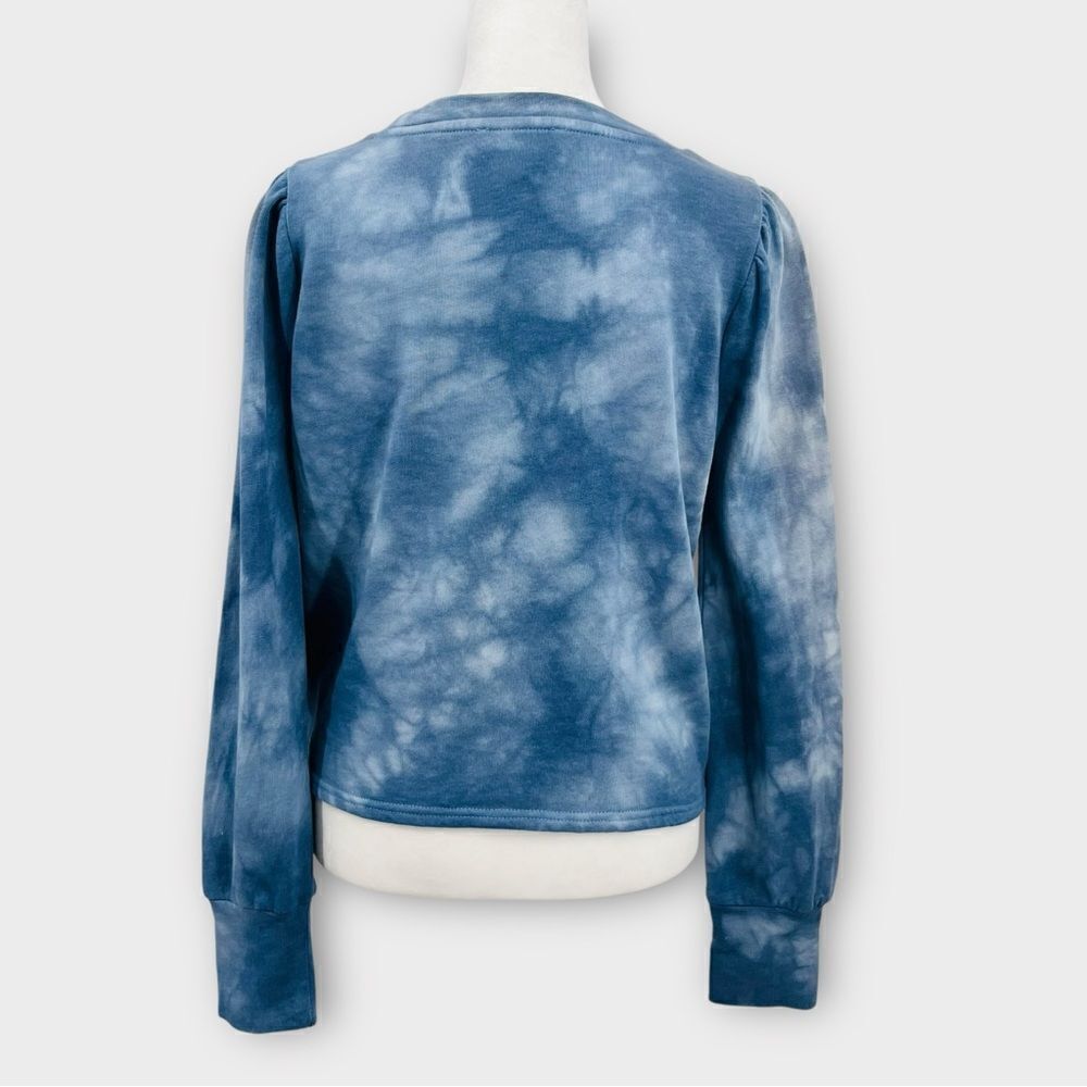 BB Dakota Groove Thing Sweatshirt in Blue Tie-Dye Women’s Size S NWT - Picture 5 of 10